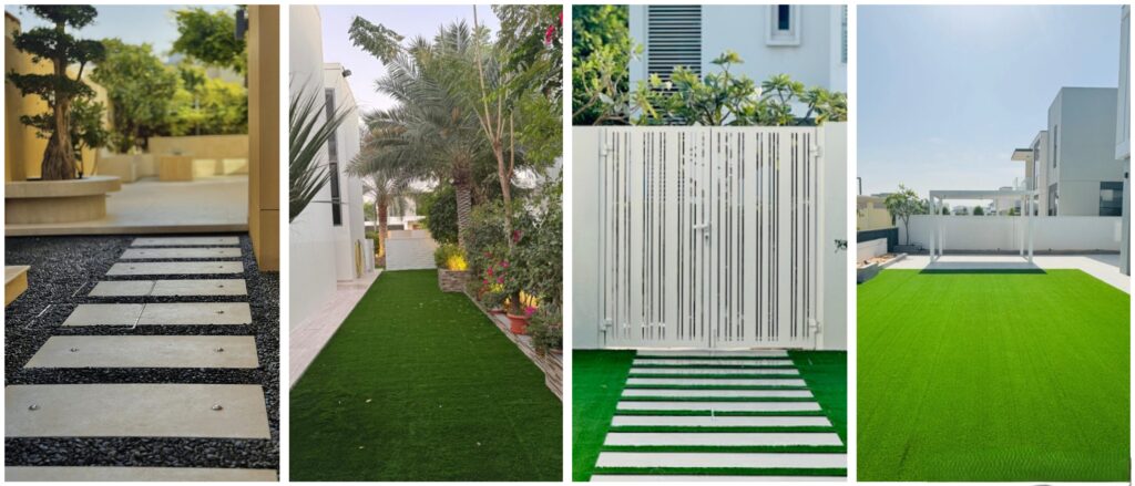 hardscape and softscape installation in UAE