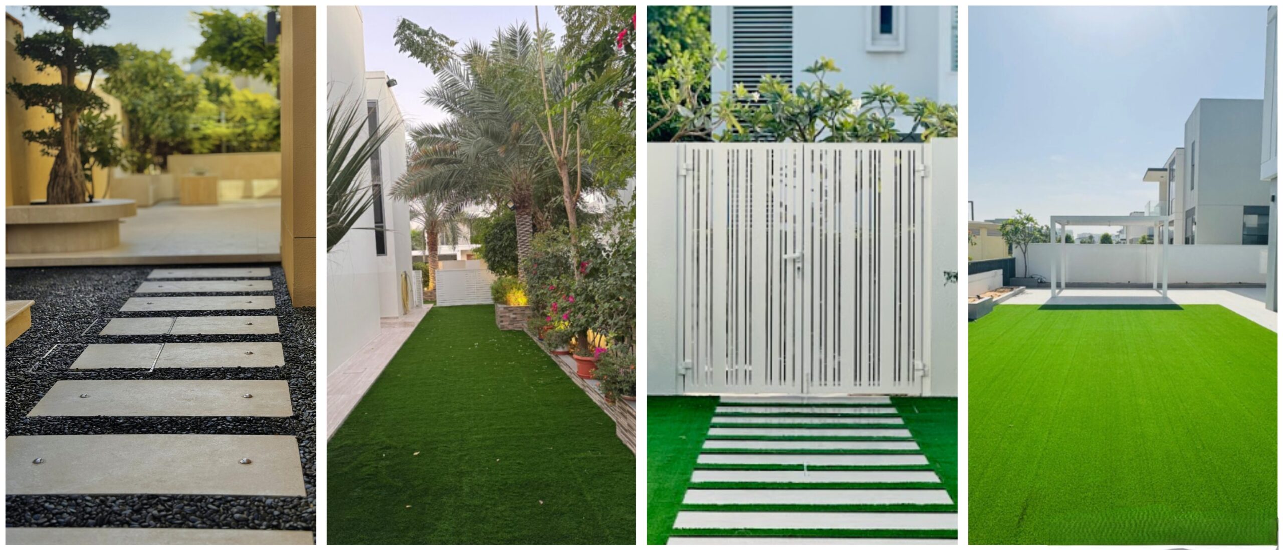 hardscape and softscape installation in UAE