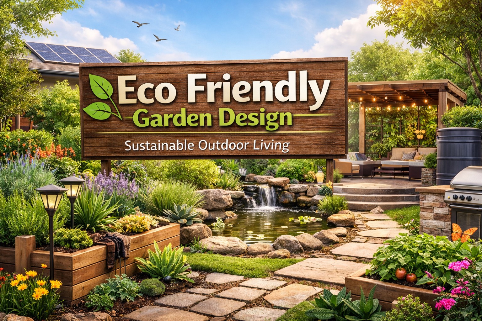 representing garden designed by smoker box